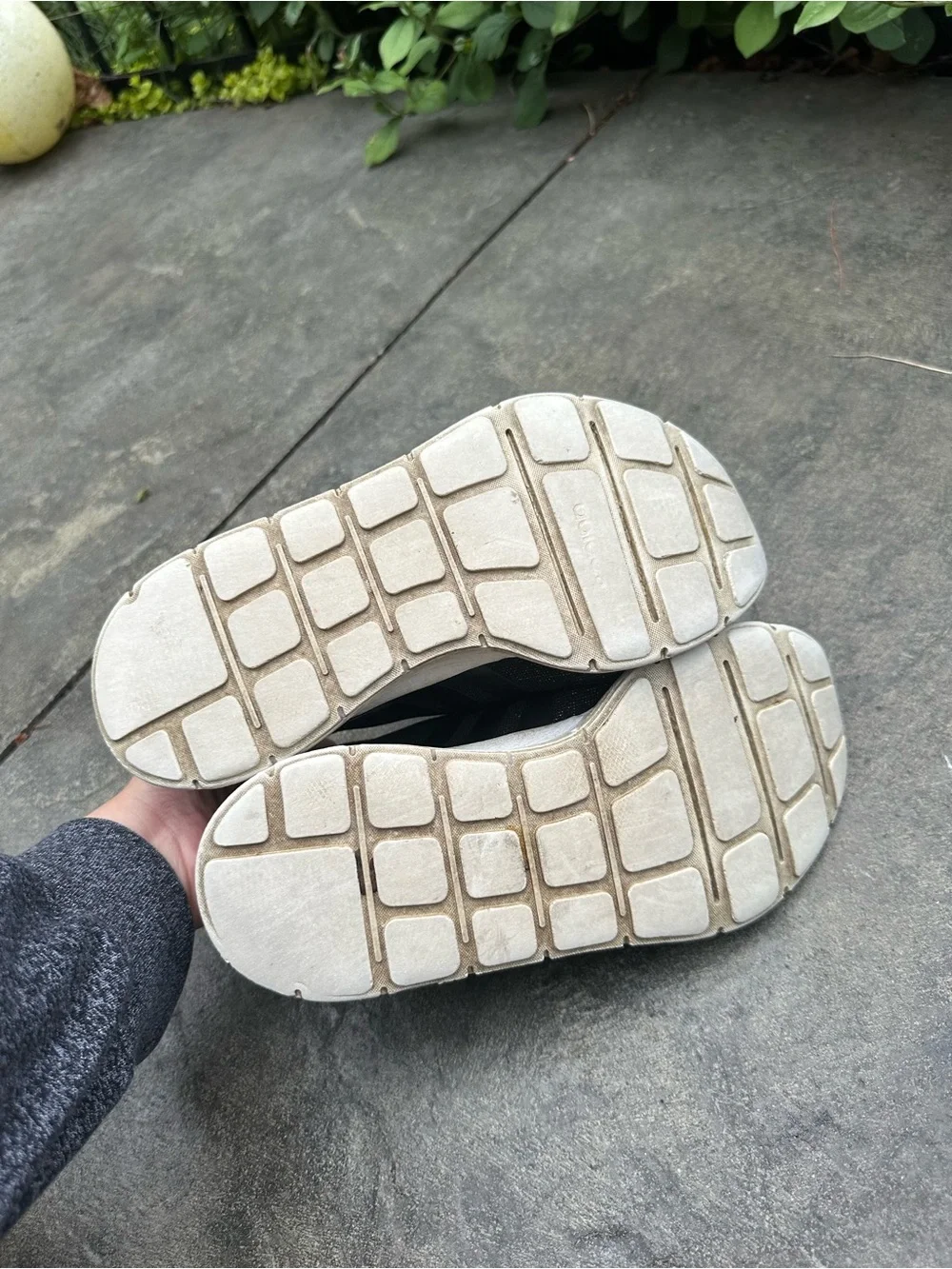 adidas Black and White Running Sneakers